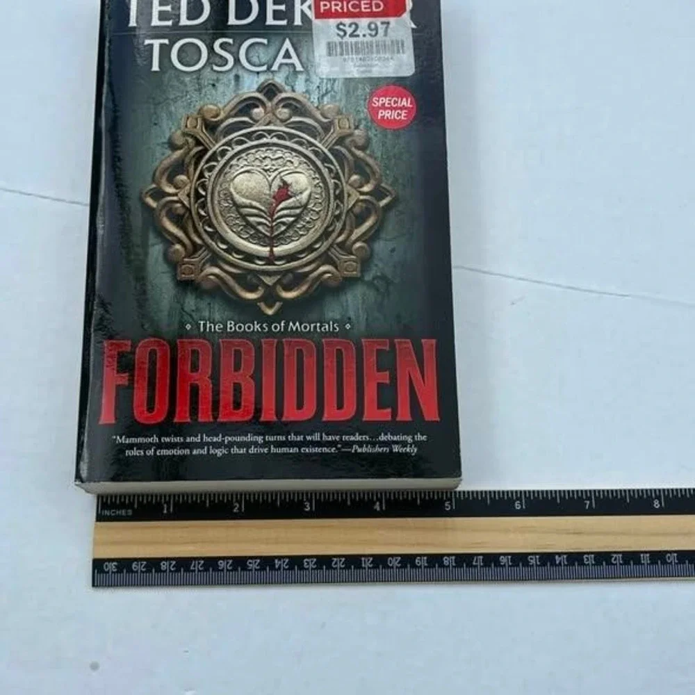 Forbidden Ted Dekker Tosca Lee Books of Mortals Paperback Fantasy Thriller Novel